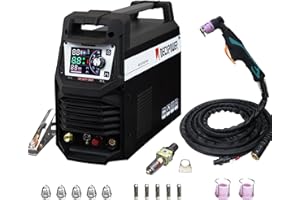 DECAPOWER machine de découpe plasma à arc pilote HF CUT-50P 50Amps 220V Avec arc de frappe du pilote Coupe max 20 mm Coupe nette 12 mm (HF CUT50P)