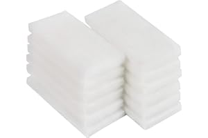 LTWHOME Compatible Polyester Filtration Tapis Convient pour Fluval U2 Filtres(Paquet de 12)