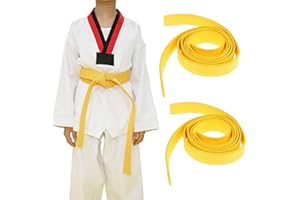 JOYOLA 2 Pezzi Judo Karate Cinture, Cinture per Karate Judo, Cintura per Arti Marziali, Cintura Sportiva Taekwondo Belts Professionale Karate Aikido Belt Cintura Arti Marziali per Adulti Bambini