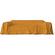 Couvre-tout Sunny - 170x270 Cm - Tissu Polycoton - Utilisable Comme Couvre-canapé, Couvre-lit, Nappe - Lavable Machine 30°C