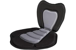 ‎BLUEMARINA Bluemarina Kajaksitz für Stand Up Paddling Board | Inklusive Paddel - Kanusitz - Hochwertiges & bequemes Schaumstoffpolster - Rückenlehnensitz - Verstellbar - rutschfest