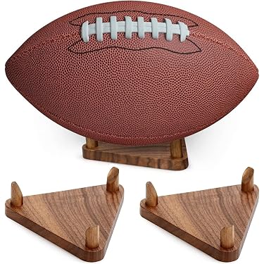 Supporto Per Palloni Sportivi In Legno - Per Calcio, Basket E Football