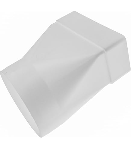 Rosetta Da Parete Con Flangia 125 Mm Bianca - Per Tubi Flessibili D'Aria - Foto 3