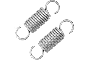 GUNGY Tension Springs with Hooks Stainless Steel Tension Spring 55 mm Outer Diameter 16 mm Wire Diameter 2.5 mm Maximum Tensile Force 19.1 kg 2.5 x 16 x 55 mm Pack of 2