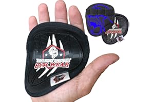 THE UGLY MONKEY GYM WEAR Fitness Handschuhe Herren Damen Grip Pads Griffpads Krafttraining Griffpolster Kraftsport Gym Pull up Hantel 1 Paar Neopren Trainingshandschuhe - Workout Gloves Bodybuilding Griff.