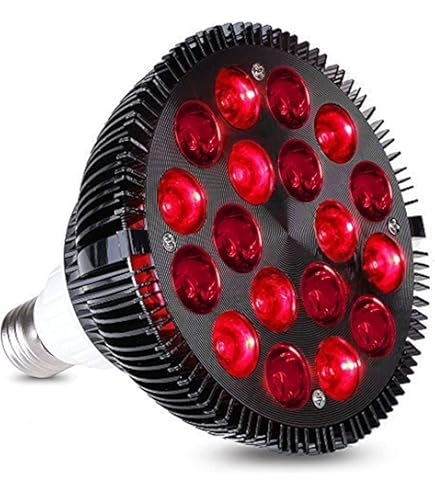 Unegnel Infrarood lamp, rood licht, combo 660 nm en 850 nm, 169 leds, rood licht, met houder, timer, infrarood paneel voor gezicht, hals, lichaam, spieren, rug