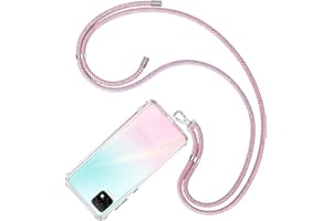 COCASES Handykette Universal-Handyband zum umhängen für jeder Hülle Umhängenband mit 2 Stück Patch Handyanhänger/Schlüsselband kombinierbar, Einstellbar kompatibel mit meisten Smartphones（Rosa）