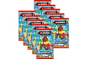 collect-it Ninjago - Série 7 Trading Cards - Lot de 10 boosters et 40 manchons