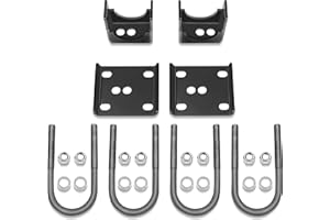 JY Performance Truck Rear Axle Flip Kit, 5" Drop C Notch Kit, Shock Compatible With 1973-1987 Chevrolet/GMC, Rear Lowering Flip Kit