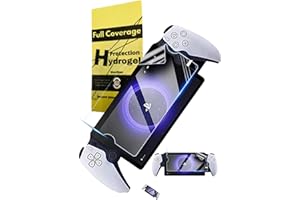 WardSan [2 Stück für Sony Playstation PS5 Portal – Vollständige 3D-Hydrogel-Displayschutzfolien | Stoßfest | Kompatible TPU-Hülle | Weiche TPU-Schutzfolie | Besser als gehärtetes Glas