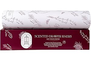 TOTAL WARDROBE CARE VALETING & STORAGE Total Wardrobe Care 8x Scented Drawer Liners. Lavender, Patchouli, May Chang Natural Essential Oils Blend Fragrance. Anti Moth Paper Sheet Mat For Clothes Drawers And Shelves