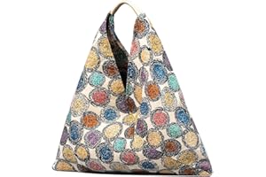 CORIOS Borsa a Mano da Donna Borse Tote in Tela Etnico Stile Borse a Spalla Bohemien Borse a Tracolla Borsa Spiaggia Retro Borsa Ascellare per Vacanza Spiaggia Viaggio Shopping Multicolore I