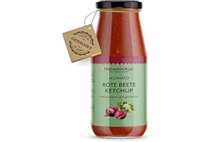 Histaminikus Rote Beete Ketchup 276 ml - veganes Ketchup aus roter Beete - Premium Ketchup - histaminarme Sauce - Ketchup ohn