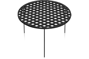 BBQ-Toro Parrilla de hierro fundido 54 cm, redonda, posavasos holandés, accesorios para barbacoa, trípode, rejillas