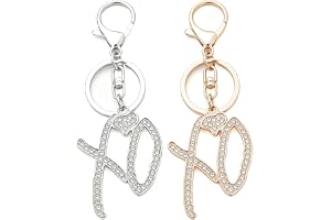LAOYEFACAI 2 st XO nyckelring set – guld och silver – present till par – lyxig nyckelring