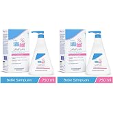 Sebamed Baby pH 5.5 G&ouml;z Yakmayan Form&uuml;l Nemlendirici Etkili Papatya &Ouml;z&uuml;tl&uuml; Bebek Şampuanı 750 ml (2 paketi)