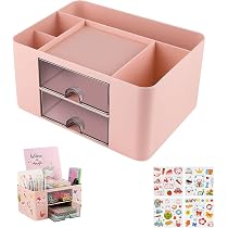 Set Scrivania Girevole Portatutto Da Ufficio In Plexiglass Trasparente Accessori Inclusi Lebez - 10