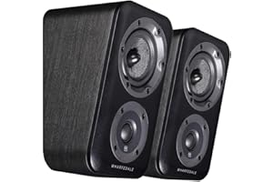 Wharfedale D300 3D Black Surround Speaker (Pair)