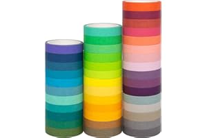 AOAPMN 40 Rolls Washi Tape Set - Decorative Masking DIY Tapes for Children and Gifts Warpping Halloween,Thanksgiving Day,Christmas