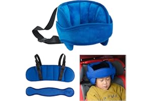 XINCHIA Kinder Autositz Reise Kopfstütze Verstellbare Kleinkind Kopfstütze Stützband Kopfband Kind Auto Sicherheit Schlafkissen Nackenentlastung Kissen Weiche Autositz Gurte Abdeckung für Auto Flugzeug Sitz