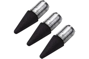 Troika 99Z131 Refill Set for Construction Endless Pencil, Hardness HB, Graphite Powder and Metal, Colour: Anthracite, Set of 3, Size: 15 x 5 x 5 mm