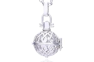 TRADICT GMBH Morella®, Collana da donna, in acciaio inox, 70 cm, con ciondolo ornamentale a sfera da 16 mm in sacchetto regalo, diversi modelli disponibili