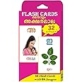 Malayalam Flash Cards For Kids- 32 Cards & 64 Images | Children Early Learning Flash Card of Malayalam Aksharamala Alphabets