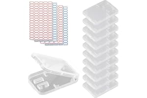 Dancepandas Custodia Schede di Memoria 50PCS Porta Schede Micro SD di Plastica Trasparente Memory Card Case per Schede SD SDHC XD MMC CF