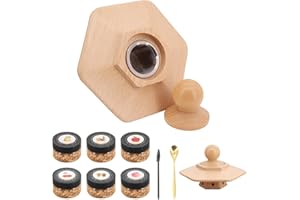 DingGreat Cocktail Smoker Kit - Enhance the Flavors of Whiskey, Cocktails, and More with 6 Wood Chips, Torch, and Accessories