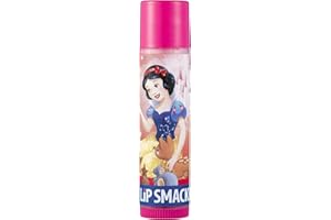 Lip Smacker Blancanieves, Bálsamo Labial Inspirado en Princesas Disney para Niños, Hidrata, Suaviza, Da Brillo, Sabor a Beso de Cereza