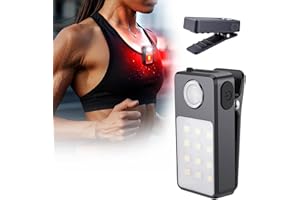 ‎UMIONE UMIONE USB-C wiederaufladbares Lauflicht, 3 Helligkeitsstufen, Spot und Flood 2-in-1, IPX7 wasserdichte kompakte LED-Taschenlampe für Nachtwanderung, Arbeit, Jogging, Camping