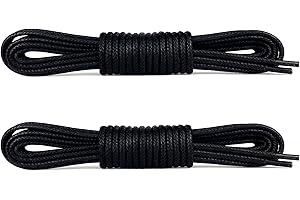 Laceter 2 Paires de Lacets Ronds Fins Cirés 2,4mm pour Chaussures de Ville - Idéal Derbies, Richelieu, Mocassins, Bottines Cuir - Élégants et Durables - Fabriqués en Europe