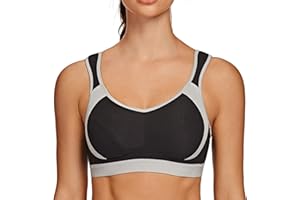 AGONVIN Extreme Control Sujetador Deportivo para Mujer Sin Relleno