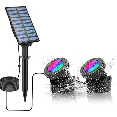 Zonne-Energie Drijvende Zwembadverlichting, 2 Stuks Oplaadbare