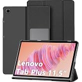 DUX DUCIS Case for Lenovo Tab Plus 11.5 Inch 2024 (TB351FU), Black | Lightweight Folio Case with PC Cover