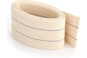 NKlaus Mecha plana para lámpara de 48 mm, 100 % algodón natural, para lámpara de aceite, con petróleo purificado