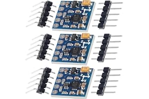 GERUI Lot de 3 Modules Capteur Magnétomètre Boussole QMC5883L à 3 Axes 3-5 V GY-271