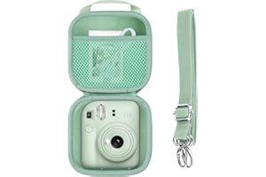 RIYADAone Dur Étui de Protection pour Fujifilm INSTAX Mini 12/11 Appareil Photo instantané (Vert Clair)