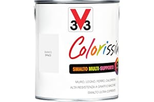 V33 Smalto Multisupporto Colorissim Bianco Opaco 2,5 L