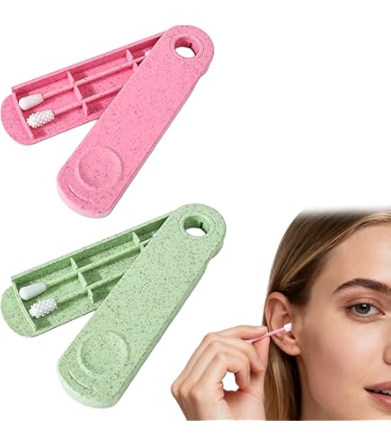 Coton-tige Lavable Et Réutilisable Plic Beauty - En Thermoplastique Souple, Idéal Pour Nettoyer Les Oreilles Et Démaquiller