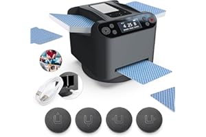 YHX-OU 2-in-1 Automatic Card Shuffler and Card Dealer Machine 360 ° Silent Rotating Card Dealer, for UNO Shuffler Card Machine Apply to Blackjack Texas Hold'em Game Cards with Remote Control(Black)