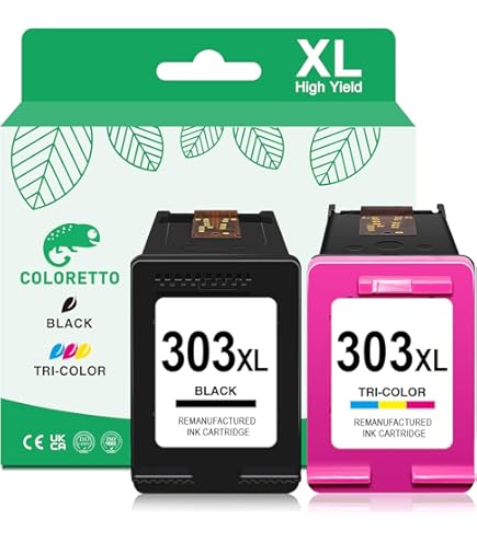 XL Ink Cartridge Replacement For Hp 303 Black And Colour For 303XL For Hp Envy Photo 6230 7830 6232 6220 7134 6234 Tango X (2 Pack Black Color - View #9
