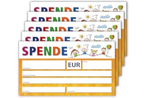 ‎LITFAX "Pippy" Spendenscheck PR-Scheck Dekoscheck (5 Stück) - Größe: 60 x 34 cm