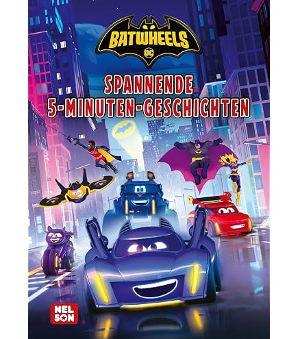 Schmidt Spiele 56489 Batwheels Puzzle Per Bambini 100 Pezzi - Turbo Action A Gotham City, Multicolore, 36,1x24,3 Cm, Dai 6 Anni - 2