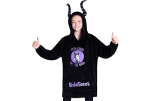 Disney Sudaderas con Capucha para Niña, Sudadera Stitch Niña, Batamanta Infantil, Bata Manta Polar Oversize Ropa para Niñas