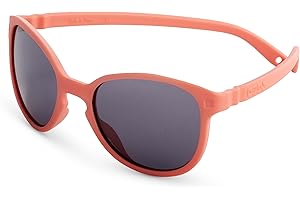 KI ET LA - WAZZ - Lunettes de Soleil Bébé 1-4 ans Norme CE - Protection UV Totale - Ultra Légères - Souples - Incassables - Filtre Lumière Bleu - Marque Française