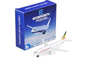 EcoGrowth Model Planes Ethiopia Airplane Model Airplane Plane die-cast Planes for Collection & Gifts for Christmas, Birthday