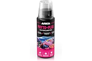 ARKA Phyto-Plus - Plancton Alimentaire pour coraux et invertébrés, à Conserver Non réfrigéré, favorise Une Alimentation Saine dans Les Aquariums d'eau de mer