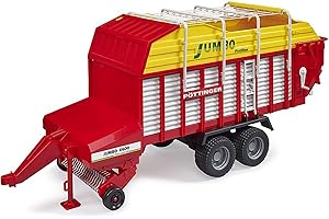 bruder 02214 - Pottinger Jumbo 6600 Profiline - 1:16 Remorque autochargeuse, remorque de tracteur, récolte de paille, récolte de foin, ferme, agriculture