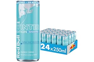 Red Bull Bebida energética Edition vainilla helada y bayas Sin Azúcar Can 24 x 250 ml